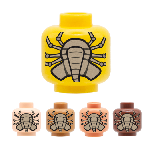 aliens facehugger custom LEGO minifigure head