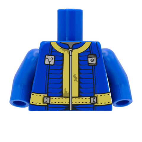 Fallout Vault Torso - Custom Design LEGO Torso