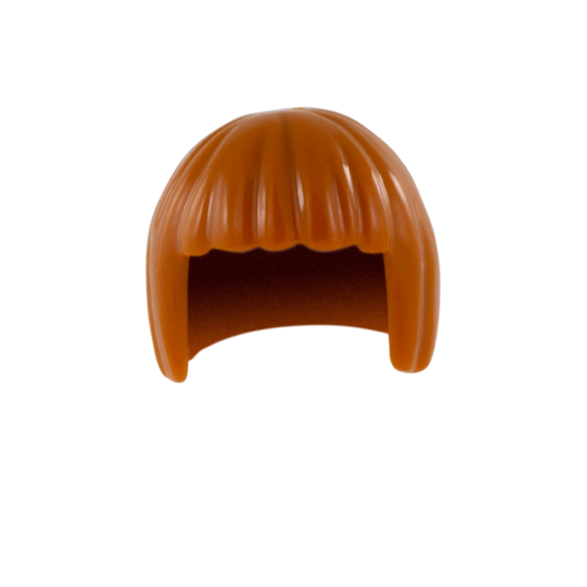 Ginger Bob with Neat Fringe - Lego Minifigure Hair