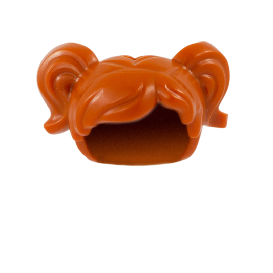 Ginger High Pigtails - LEGO Minifigure Hair