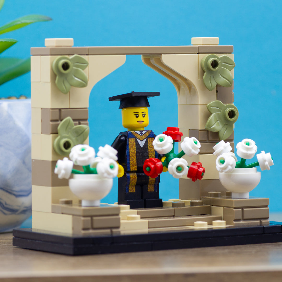 graduation LEGO personalised minifigure display