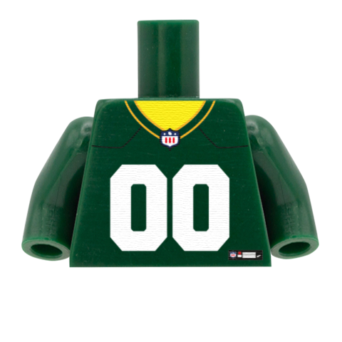 Green Bay Packers (NFC) - Custom Design Minifigure Torso