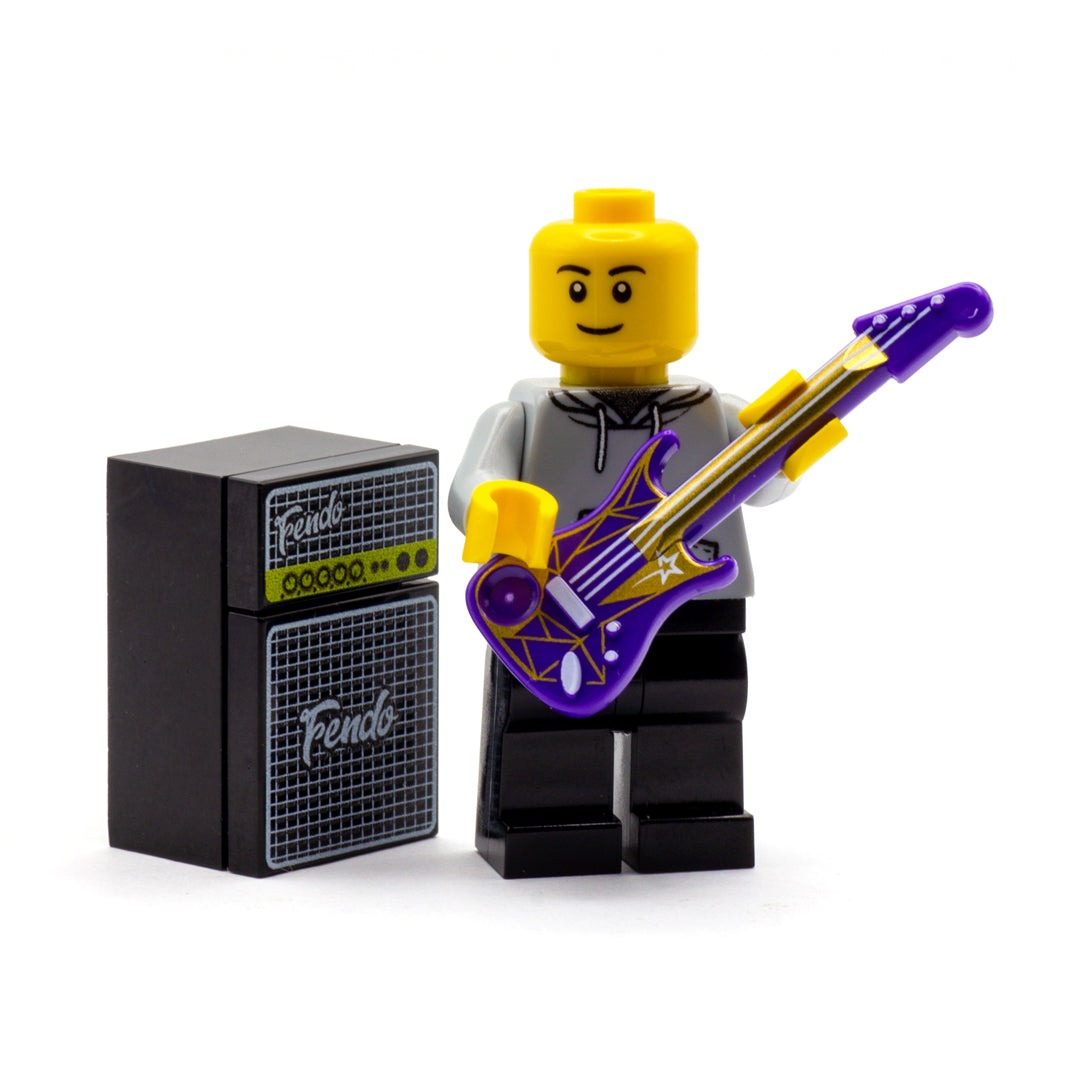 custom printed LEGO guitar amp