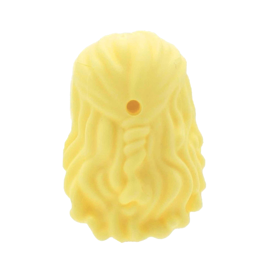 Light Blonde Long with Half Plait - LEGO Minifigure Hair