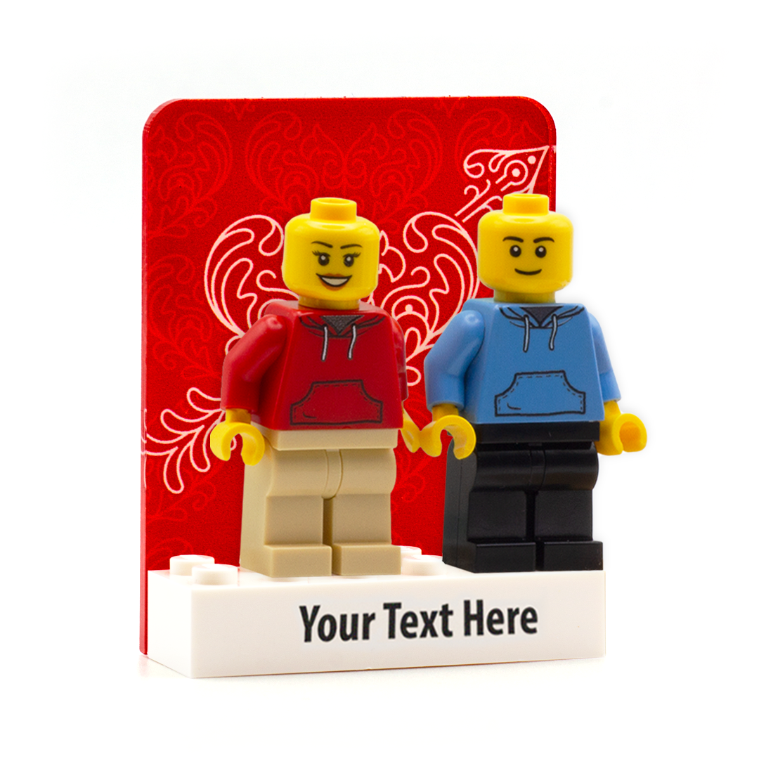 Couple in love - Personalized LEGO figures