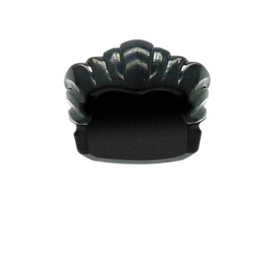 Black High Widow's Peak - LEGO Minifigure Hair