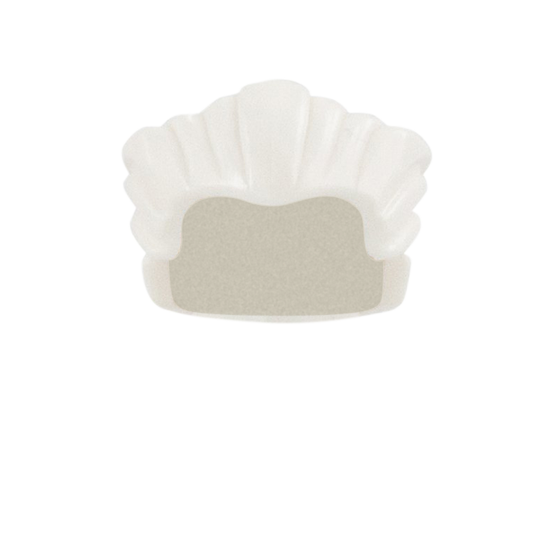 White High Widow's Peak - LEGO Minifigure Hair