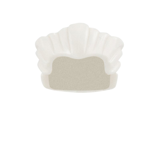 White High Widow's Peak - LEGO Minifigure Hair