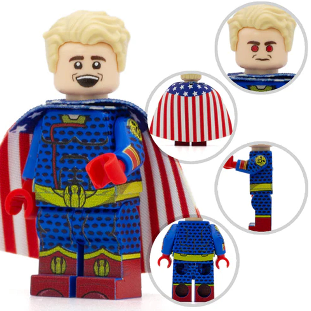 LEGO Homelander (The Boys - Custom Design LEGO Minifigure Set)