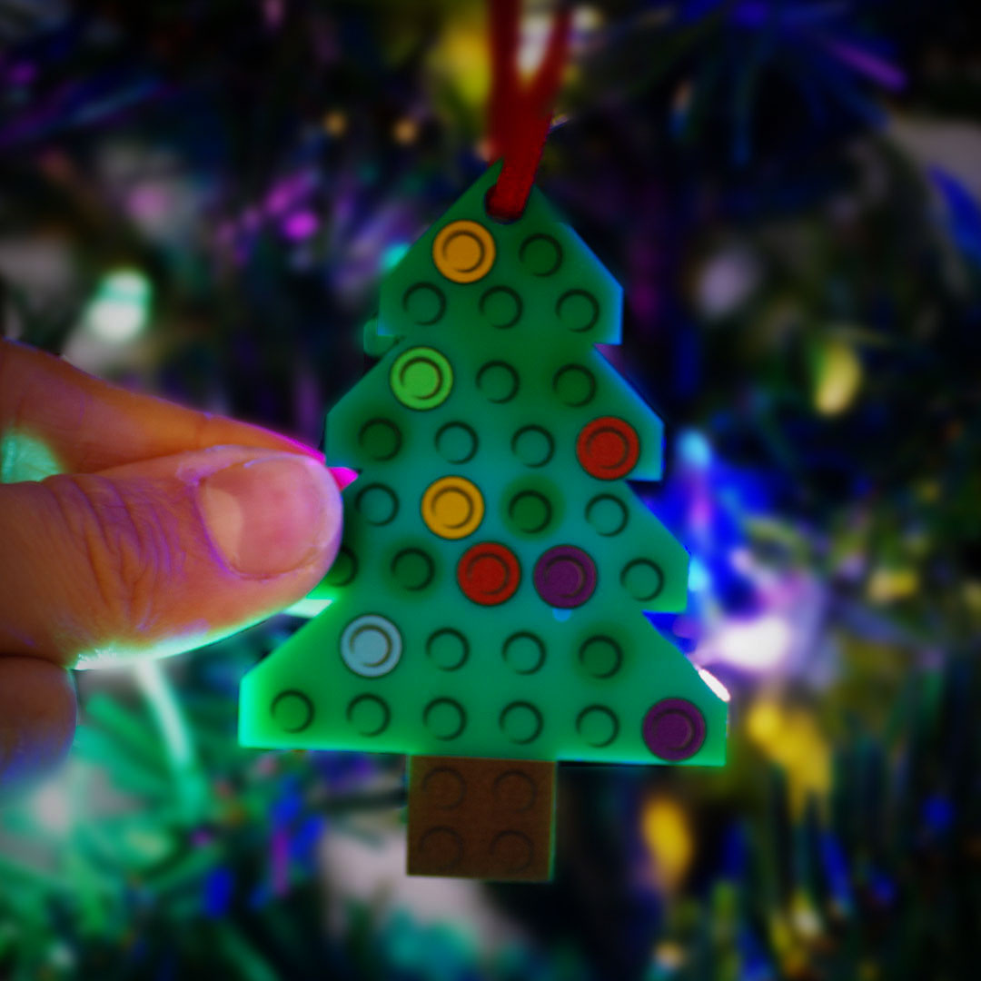 LEGO fan christmas tree bauble / decoration