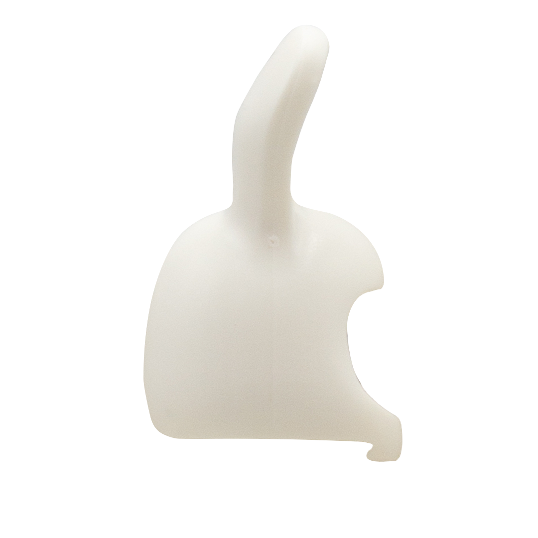 White LEGO Minifigure Bunny Ears