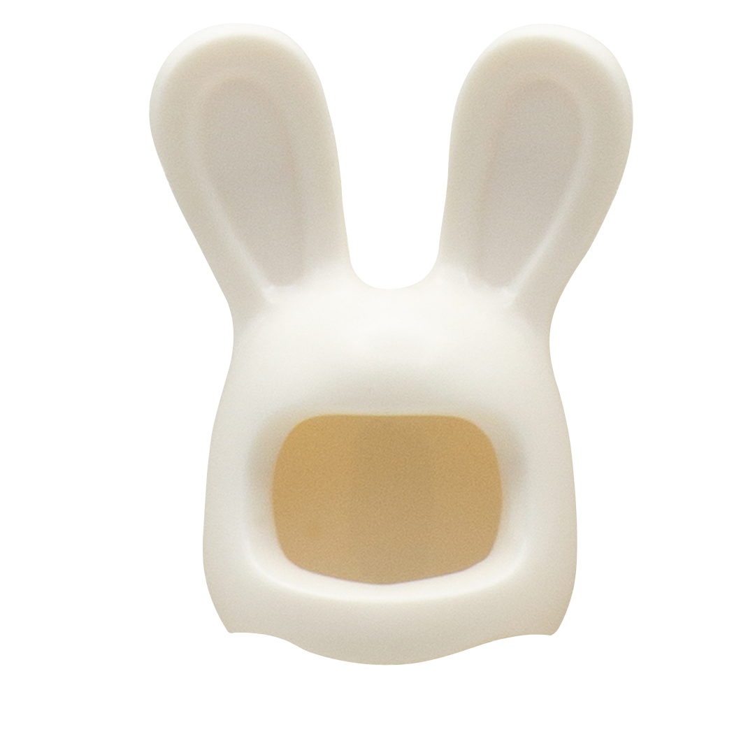 White LEGO Minifigure Bunny Ears