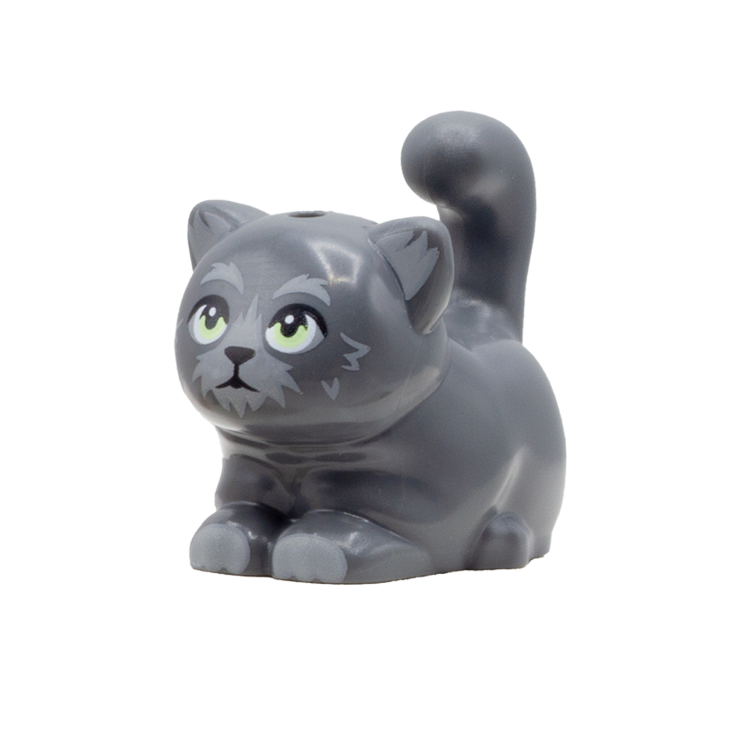 Chubby LEGO Grey Cat