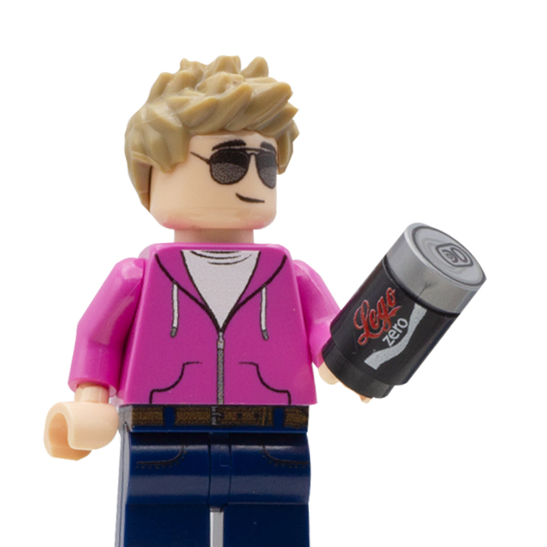 LEGO Coke Zero - Custom Design Round Brick and Tile