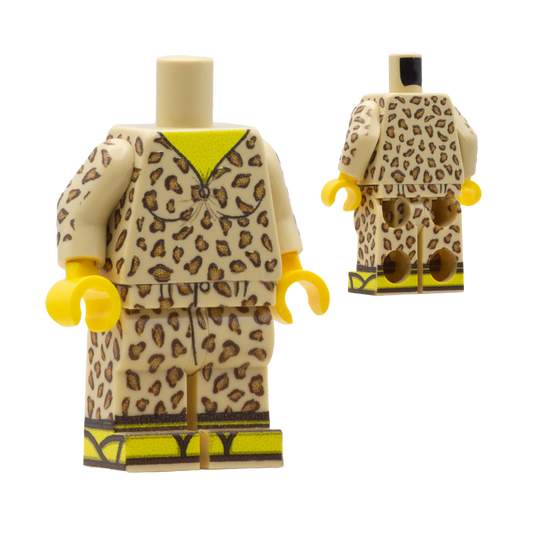 Leopard Print Full Outfit - Custom Design Minifigure Outfit