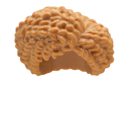 Light Ginger Coiled Hair - LEGO Minifigure Hair