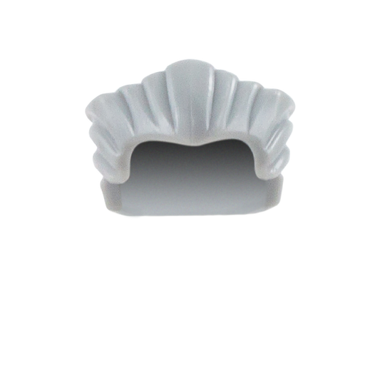 Light Grey High Widow's Peak - LEGO Minifigure Hair
