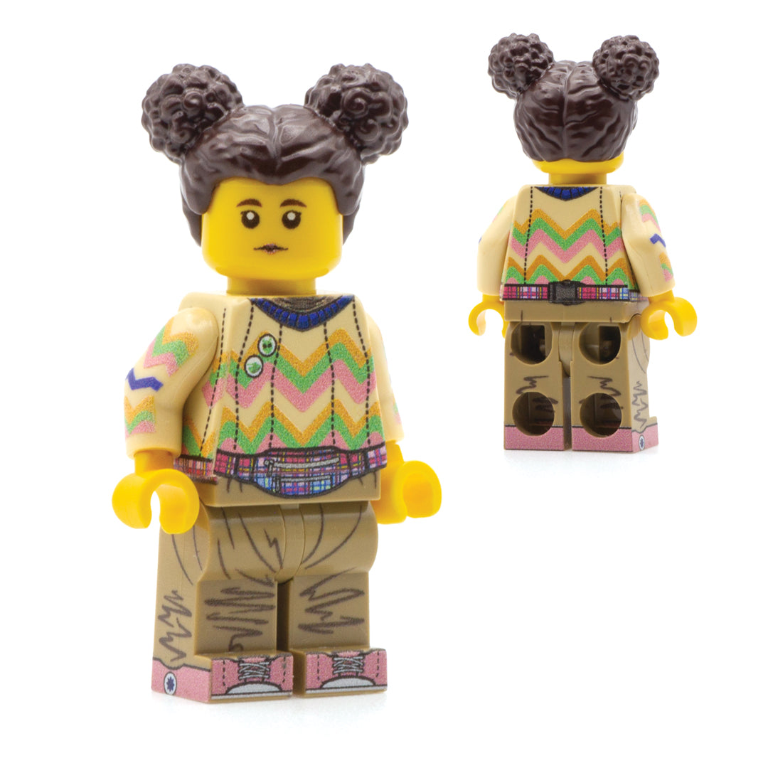 lily from sex education as a custom lego minifigure
