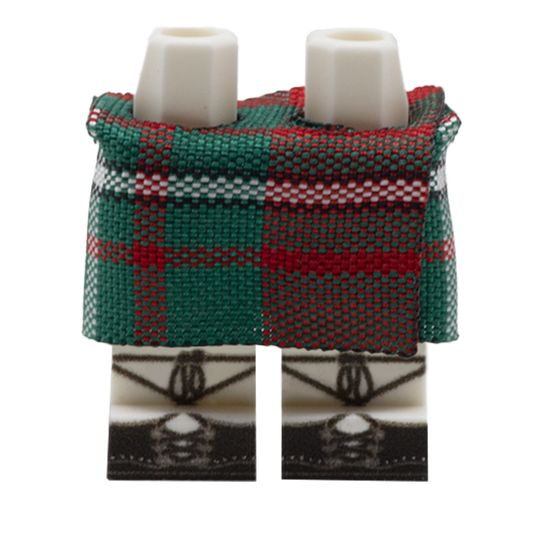 MacGregor Tartan Kilt - Minifigure Skirt & Legs