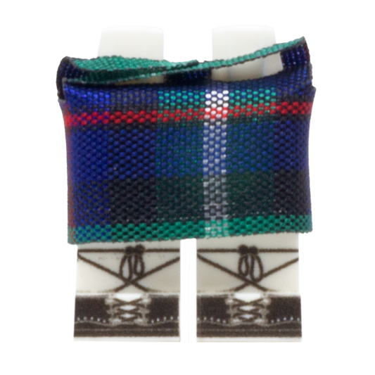 MacKenzie Tartan Kilt - Minifigure Skirt & Legs