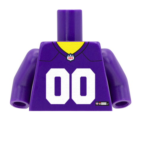 Minnesota Vikings (NFC) - Custom Design Minifigure Torso