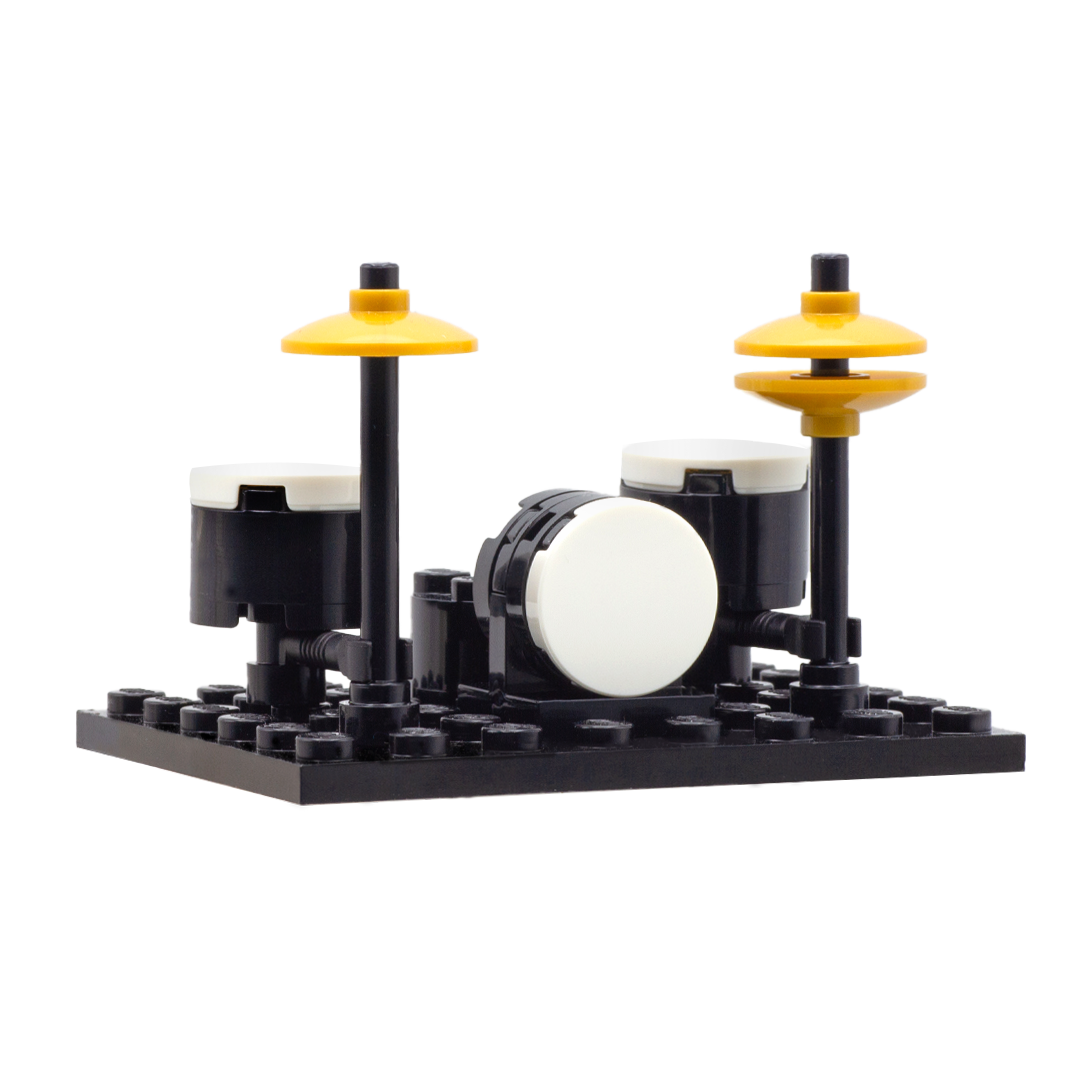 LEGO Minifigure Drum Kit Minibuild