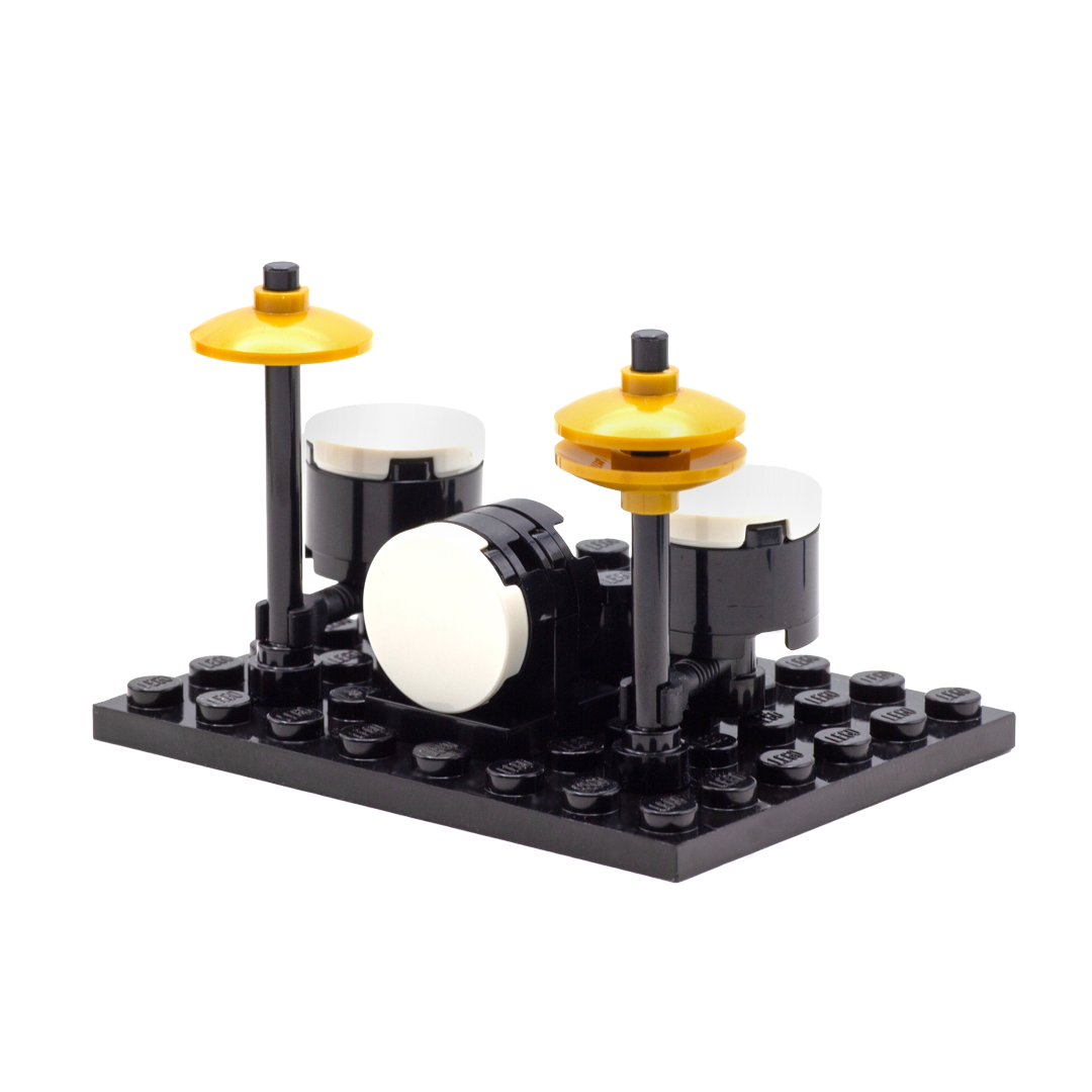 LEGO Minifigure Drum Kit Minibuild