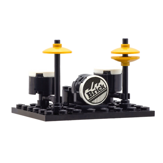 LEGO Minifigure Personalised Drum Kit Minibuild