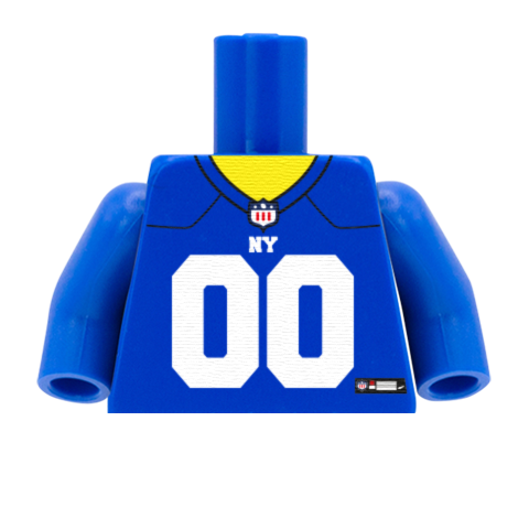 New York Giants (NFC) - Custom Design Minifigure Torso