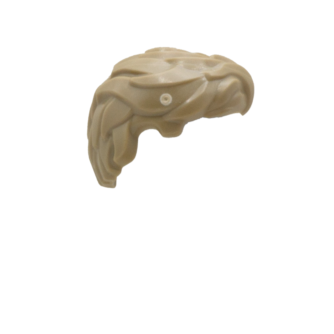 Side Undercut Blond LEGO Minifigure Hair