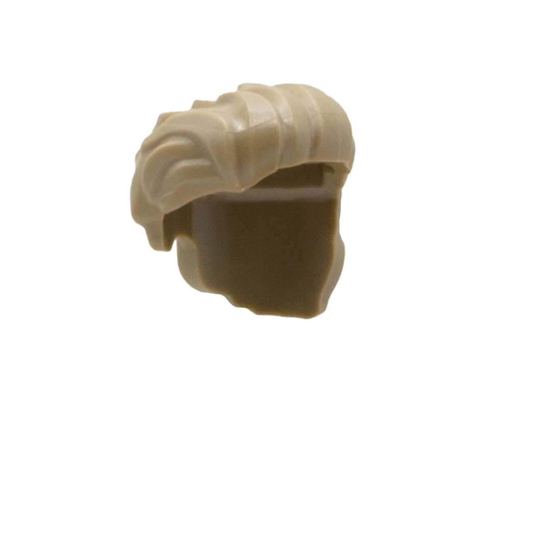 Side Undercut Blond LEGO Minifigure Hair
