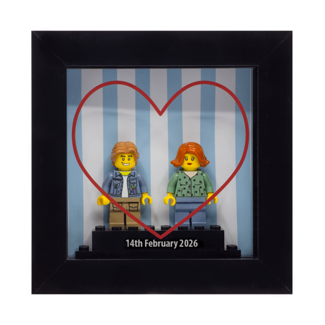 Romantic Custom LEGO Minifigures Display