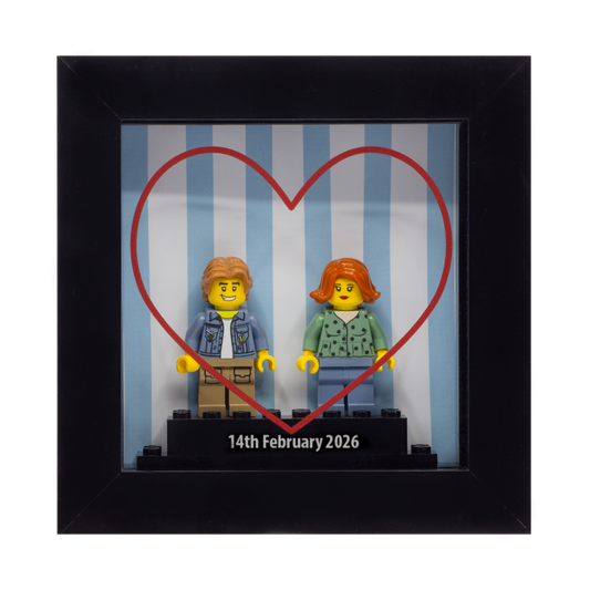 Romantic Custom LEGO Minifigures Display