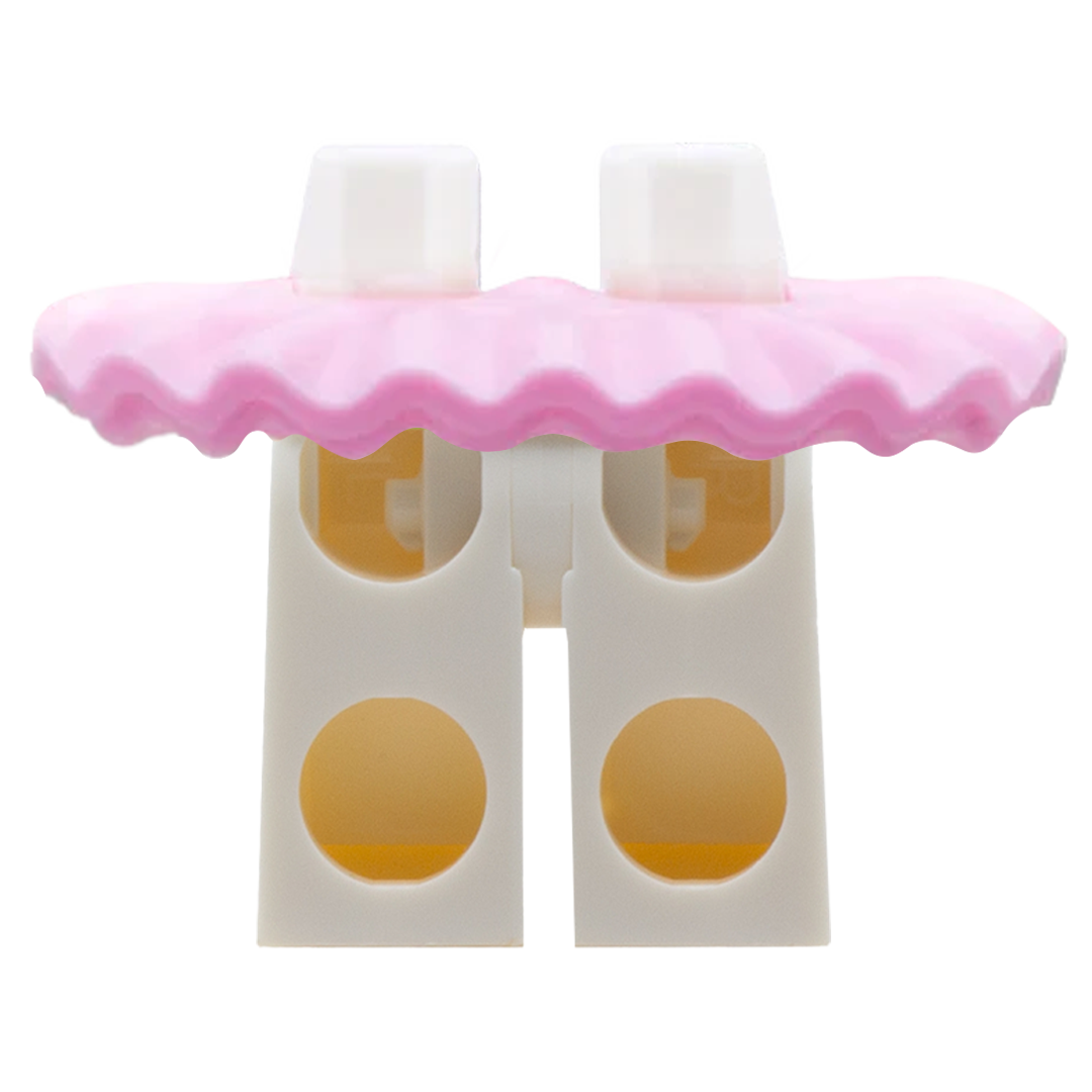 Pink Frill LEGO Minifigure Skirt