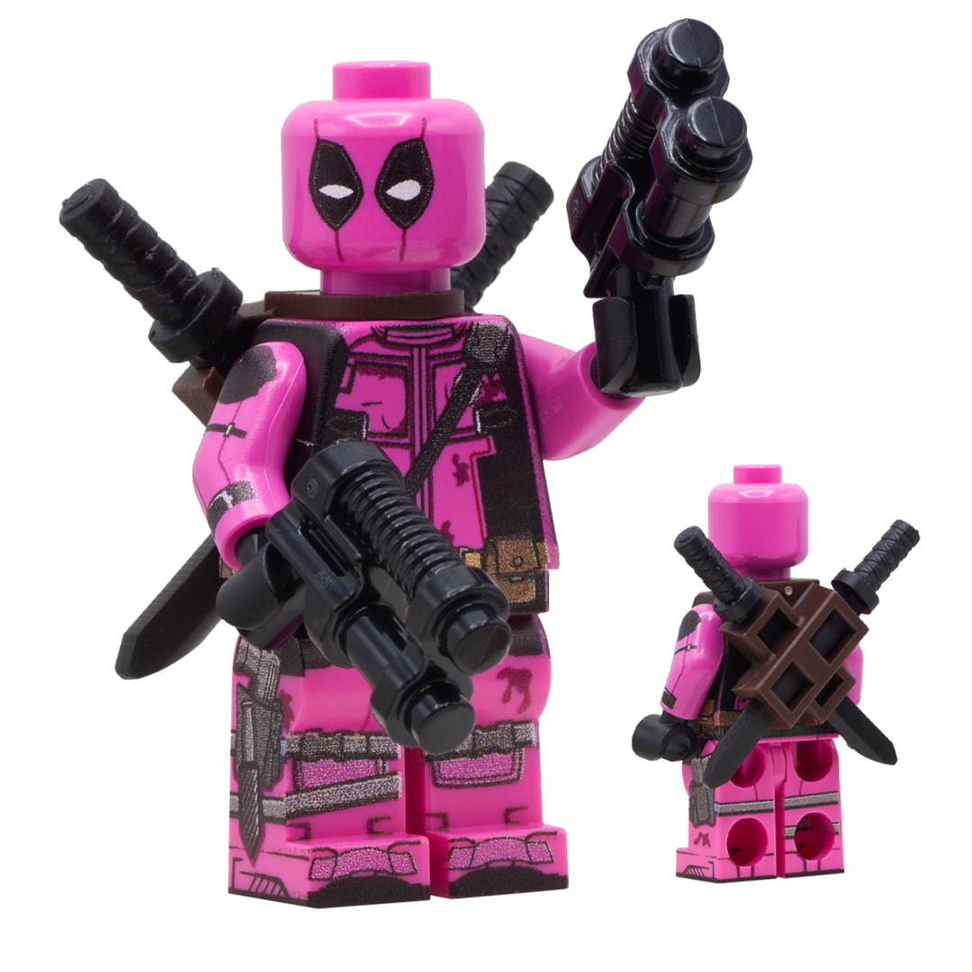 Pink Deadpool - Custom Design LEGO Minifigure