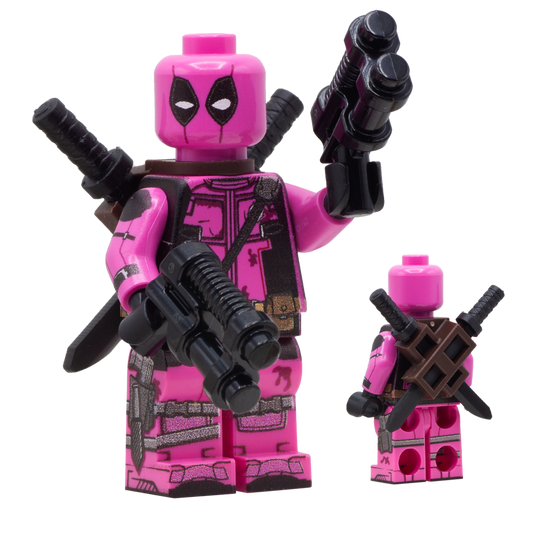 Pink Deadpool - Custom Design LEGO Minifigure
