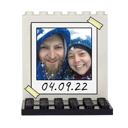 Personalised Photo & Text Backpanel - Custom Design Display Panel and Stand
