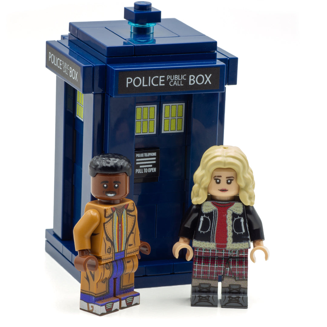 LEGO Tardis from Doctor Who with 15th Doctor and Ruby minifigures