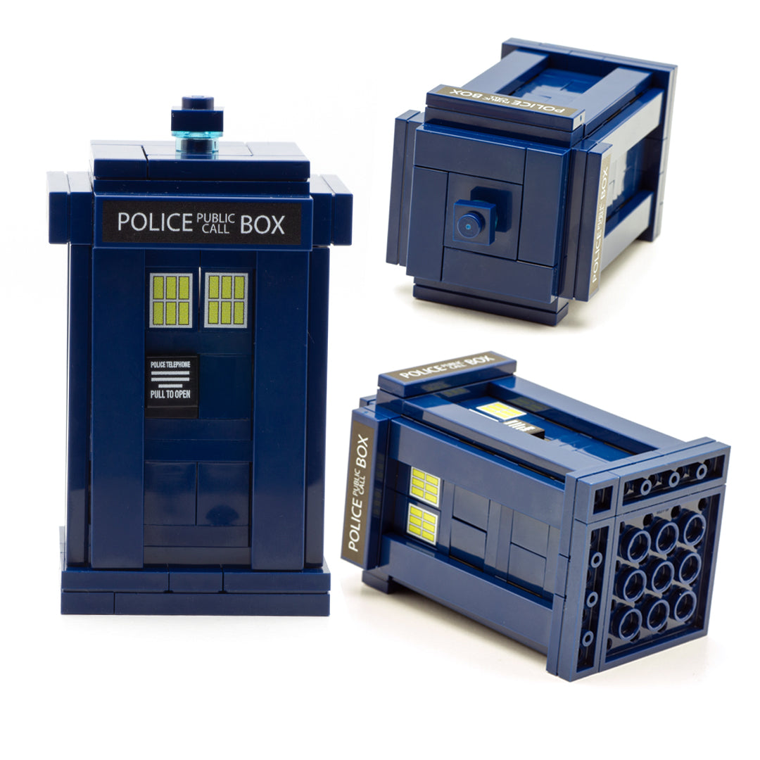 SONNIES Espositore in acrilico per cabina telefonica Lego 21347, colore SONNIES Espositore in acrilico per cabina telefonica Lego 21347, colore