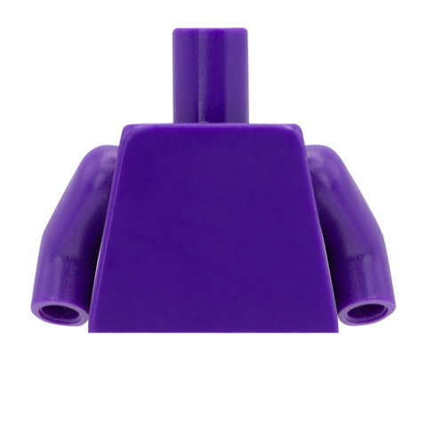 Sharp Buttoned Up Suit No Tie - Custom Design Minifigure Torso ...