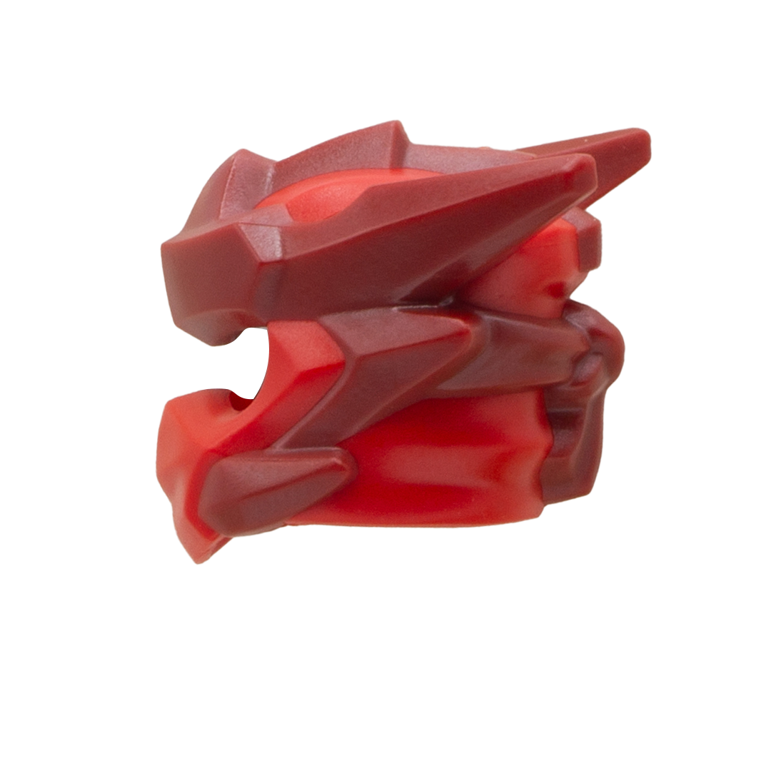 Genuine LEGO Ninjago Dragons Rising headgear in red (Kai in Dragon Form).