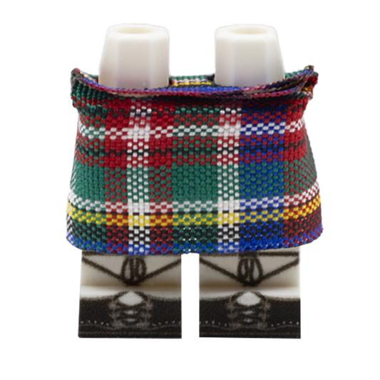 Royal Stewart Kilt - Minifigure Skirt & Legs