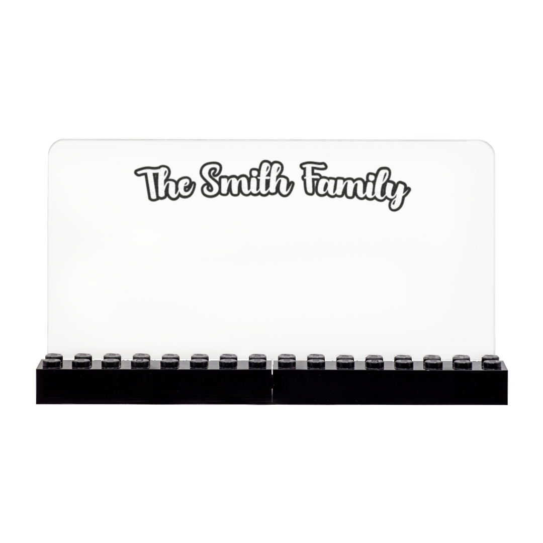 LEGO Minifigures Family Transparent Display
