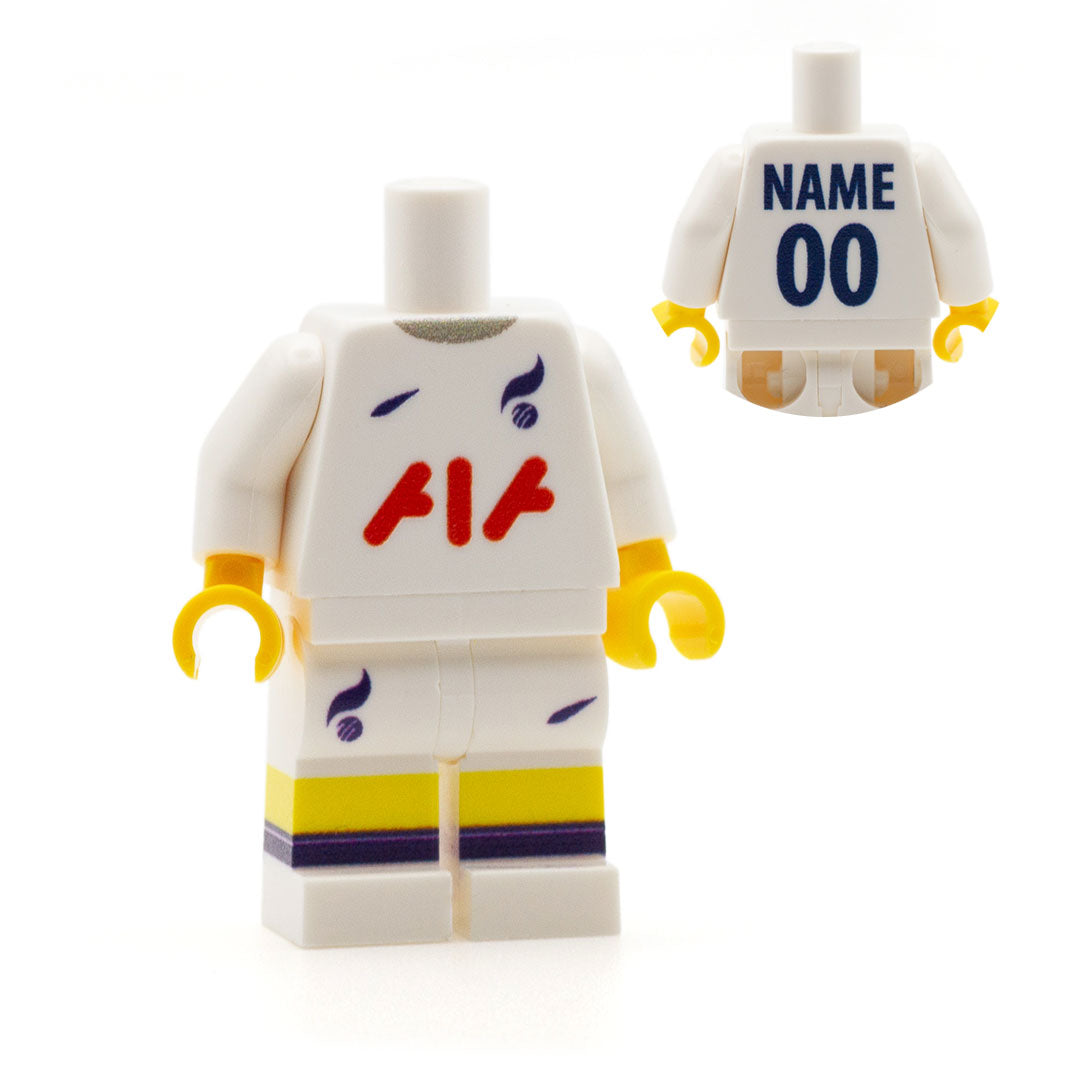 Tottenham Hotspur personalised football kit for lego minifigure