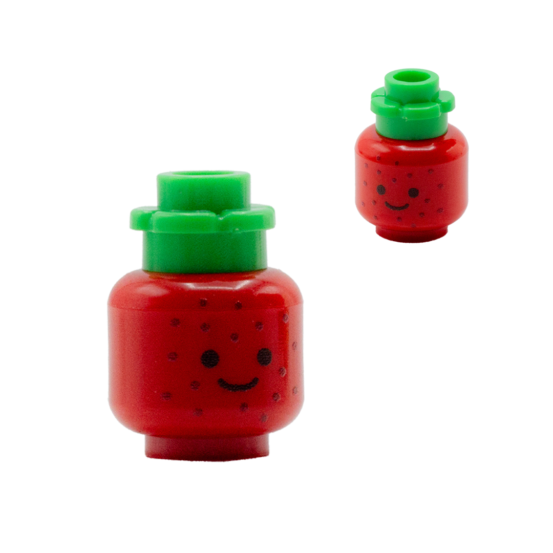 Jellycat Amuseables style LEGO Accessory -Strawberry
