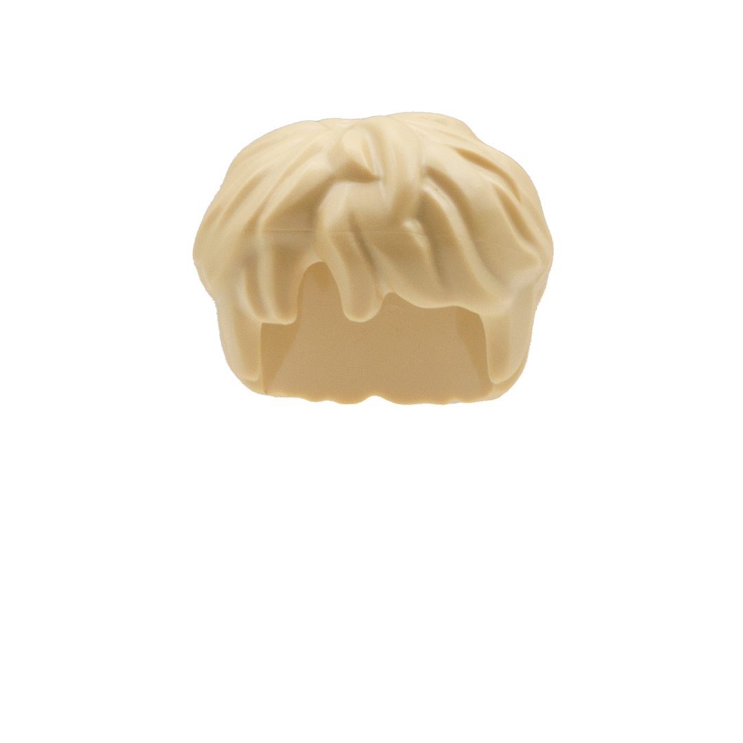 Blonde Short Thick Messy Hair - LEGO Minifigure Hair