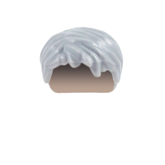Light Grey Tousled - LEGO Minifigure Hair