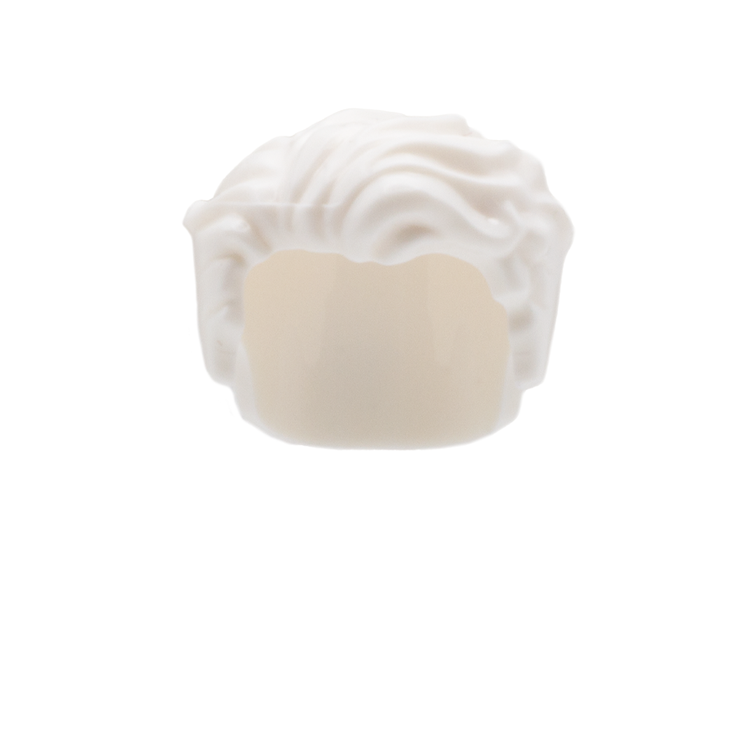 White Movie Star Hair - LEGO Minifigure Hair