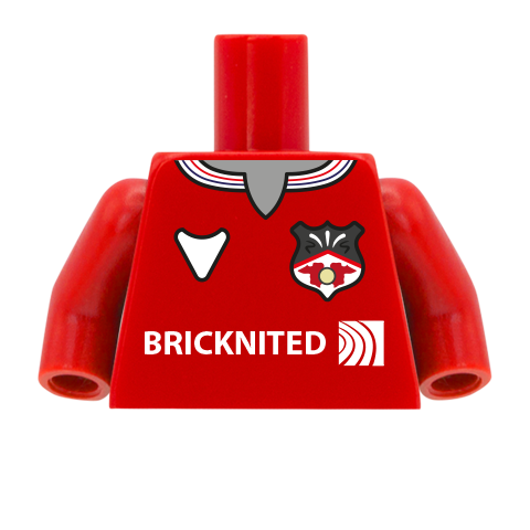 Wrexham personalised football shirt (LEGO minifigure torso)