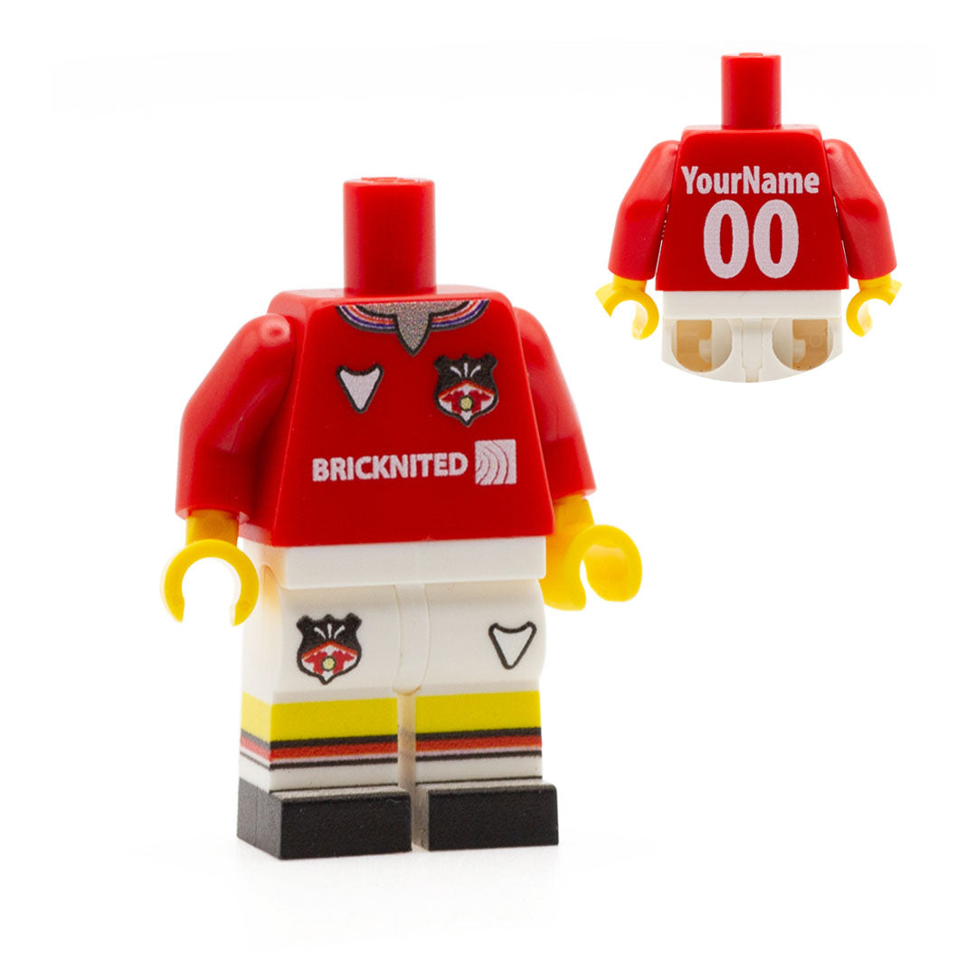 wrexham personalised football kit for lego minifigure